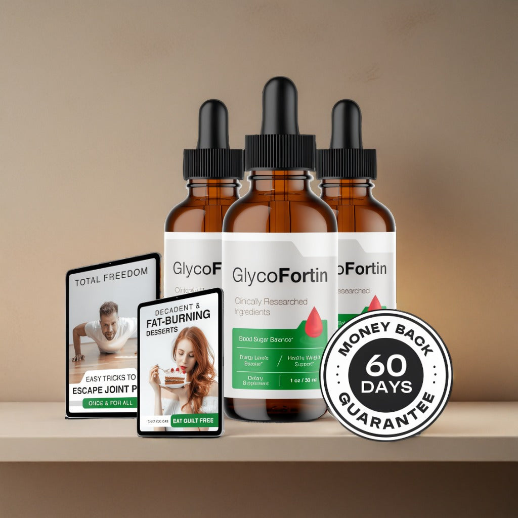 GlycoFortin - 3 Bottles + 2  Ebooks