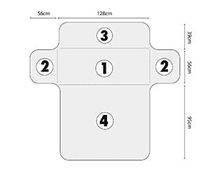 Starlyf Sofa Cover Two Seats a 298 LEU